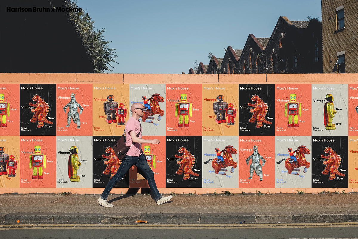 Urban Outdoor Poster Mockup Bundle 4, a Print Template by Harrison Bruhn x MockMe (Photo 6 of 12)