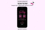 QR Code, Scan To Pay Sign Template, a Social Media Template by Cherry Paper Co (Thumbnail 6 of 6)