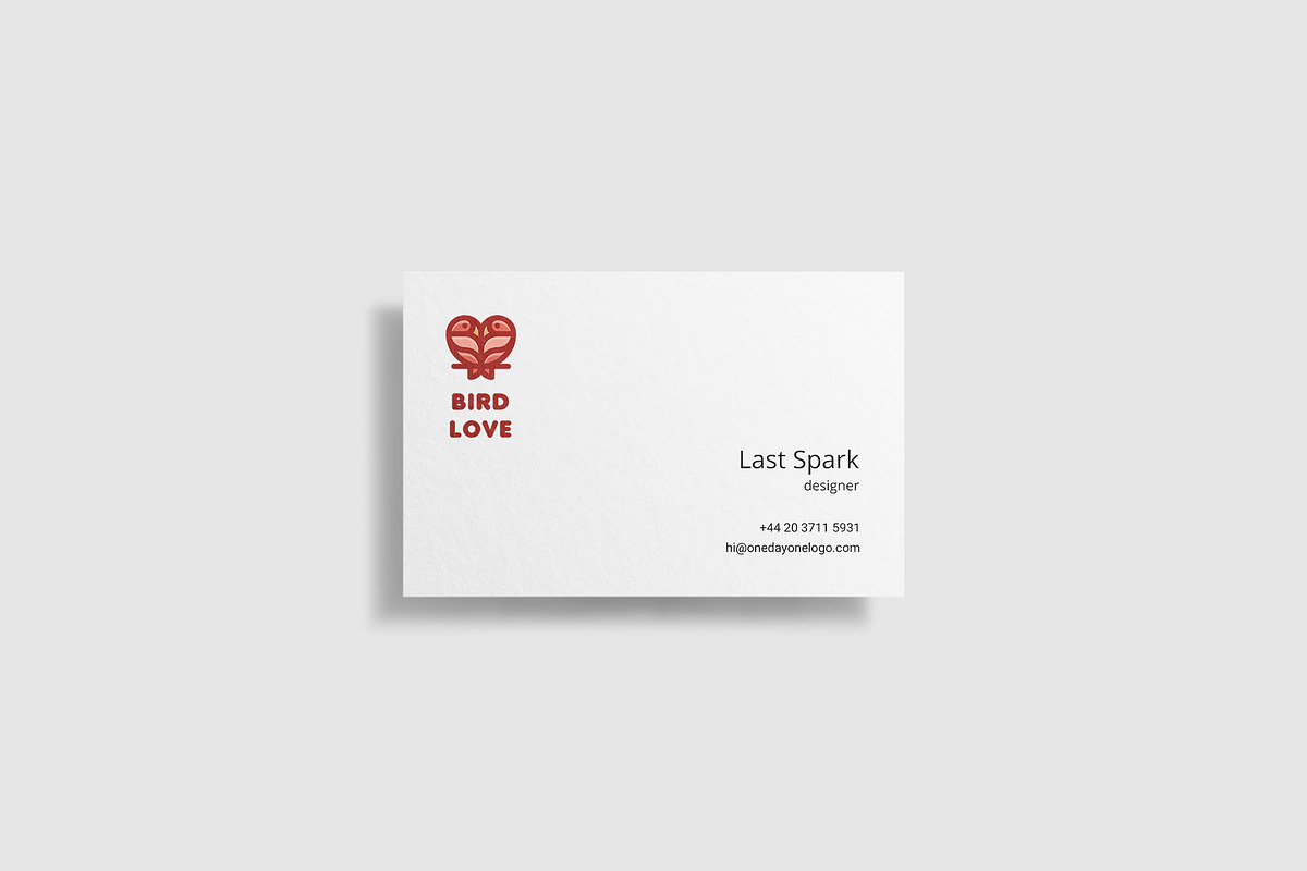Bird Love Logo, a Branding & Logo Template by Last Spark (Photo 3 of 7)