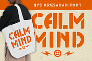 Kresahan - Hand-Drawn Stencil Font, a Sans Serif Font by RYS Design Studio (Thumbnail 7 of 10)