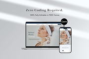 High-End Med Spa Canva Website, a Landing Page Template by batang (Thumbnail 4 of 5)