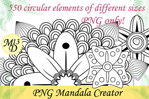 PNG Mandala Creator, a Shape Add-On by Michiru13