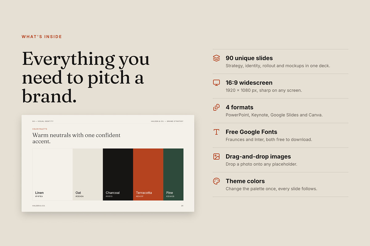 Helden Brand Strategy Presentation, a Presentation Template by Yolk Vibes (Photo 3 of 22)