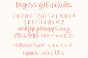 Gorgeous Girl, Cute Script Font, a Script Font by Designing Digitals (Thumbnail 2 of 9)