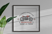 Classic Garage Motorcycles Red 5x5, a Poster Template by Me55enjah Design (Thumbnail 1 of 4)