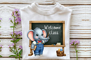 Back to School Animals Teacher Clipa, an Illustration by Rose Art (Thumbnail 4 of 7)