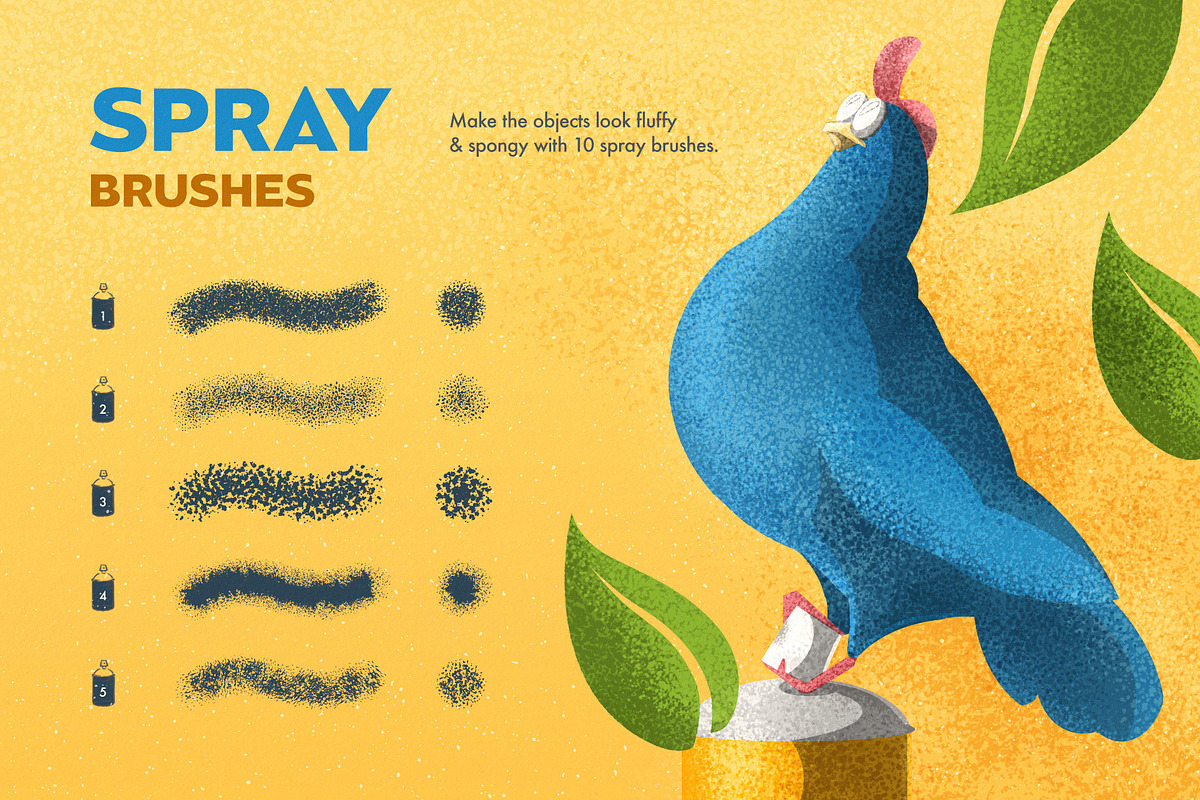 Artista Brushes for Illustrator, a Brush Add-On by pixelbuddha.net (Photo 7 of 9)