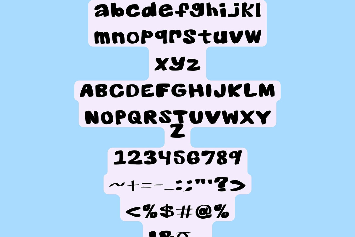 Funky Chunky Sans Hand-drawn Display, a Handwritten Font by Eryn Rose Design (Photo 16 of 19)
