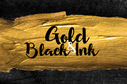 100 Brush Strokes: Gold&Black, an Object Graphic by Anna Faun (Thumbnail 1 of 3)