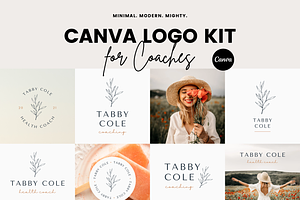 Health Coach Logo for Canva, a Branding & Logo Template by Erin Cassidy