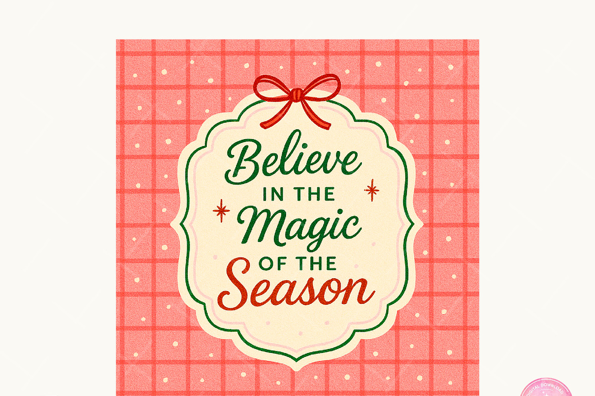 Christmas Quote PNG Bundle, an Illustration by CreationArt (Photo 2 of 20)