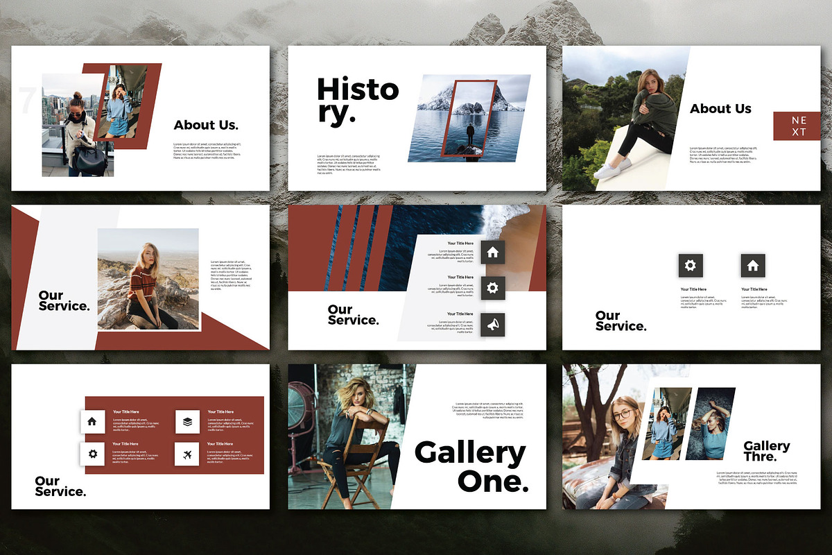 Modela Powerpoint Template, a Presentation Template by Spesifikstd