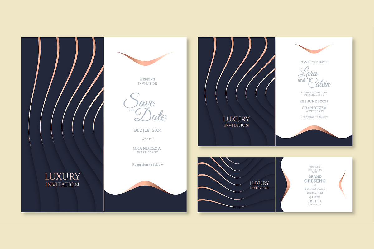 175+ Abstract Vector Invitations, an Invitation Template by M6 Gallery (Photo 78 of 126)