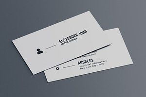 Stylish Minimal Business Card