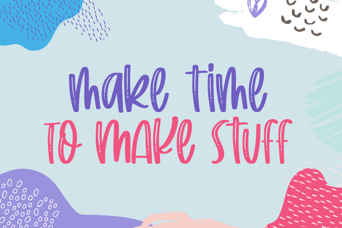 Something Font preview 4
