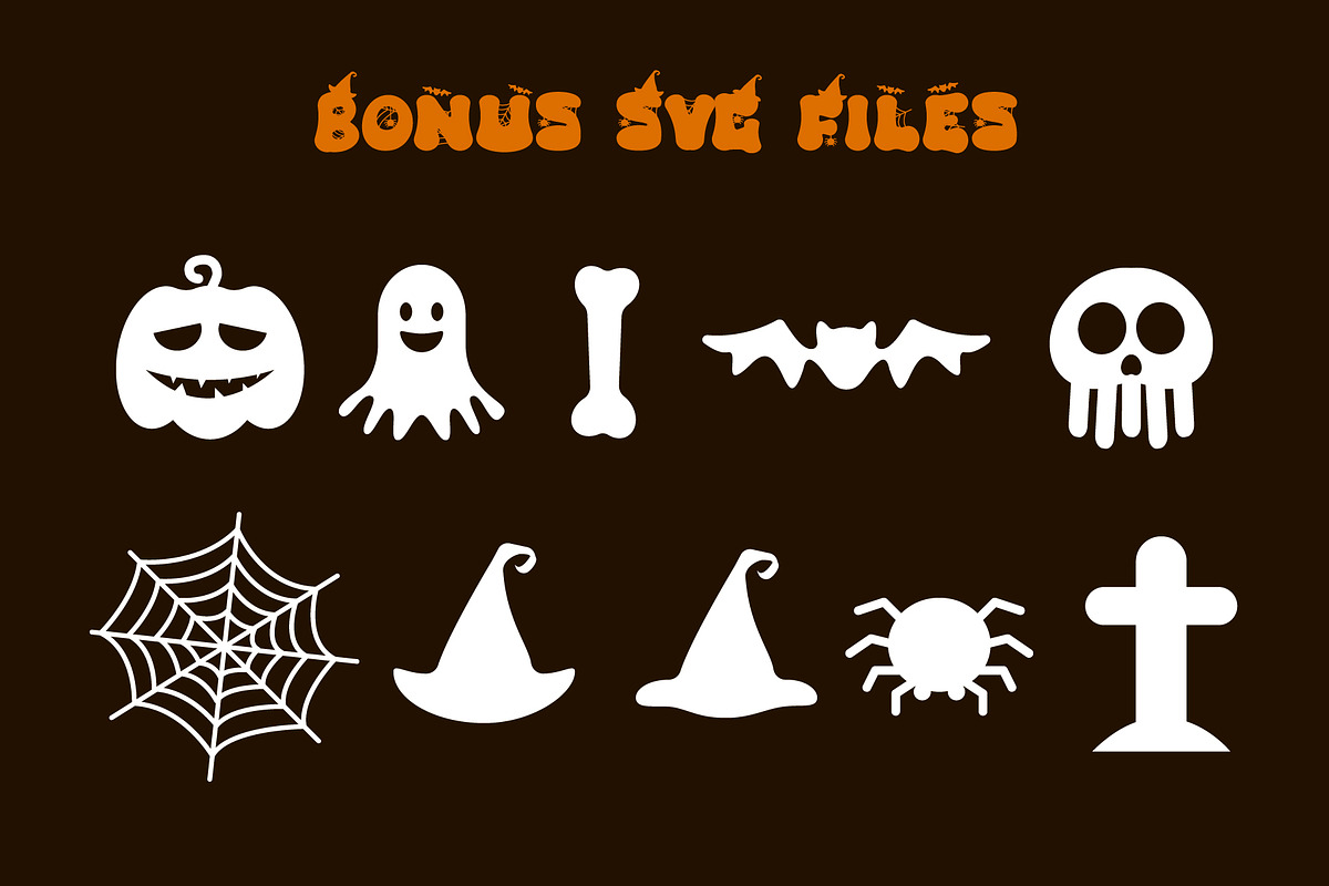 Retro Spooky is a Halloween font, a Handwritten Font by Brown Cupple (Photo 6 of 7)