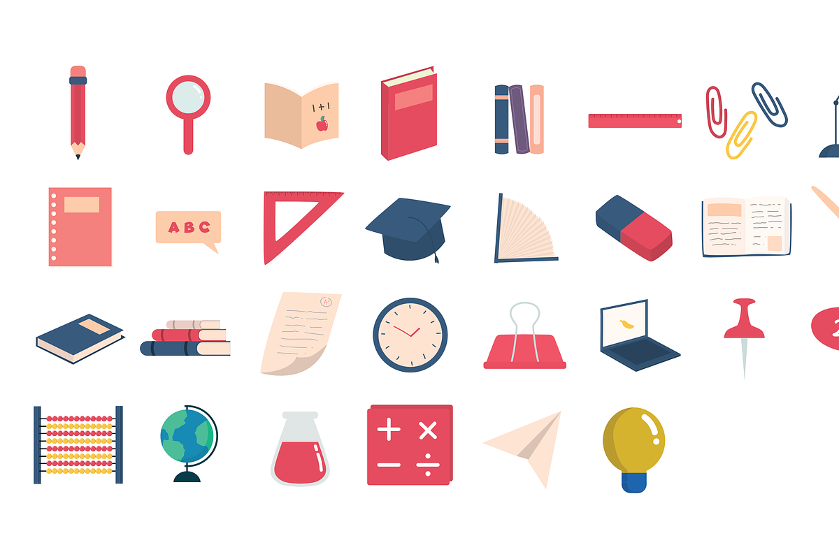 education pack vector collection, an Object Graphic by nikagraphic