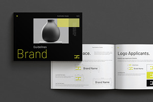 Brand Guideline Brochure Landscape, a Brochure Template by MassiveCreator
