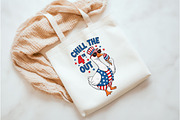 4th of July Goose Patriotic Chill, an Illustration by Watercolor design (Thumbnail 3 of 3)