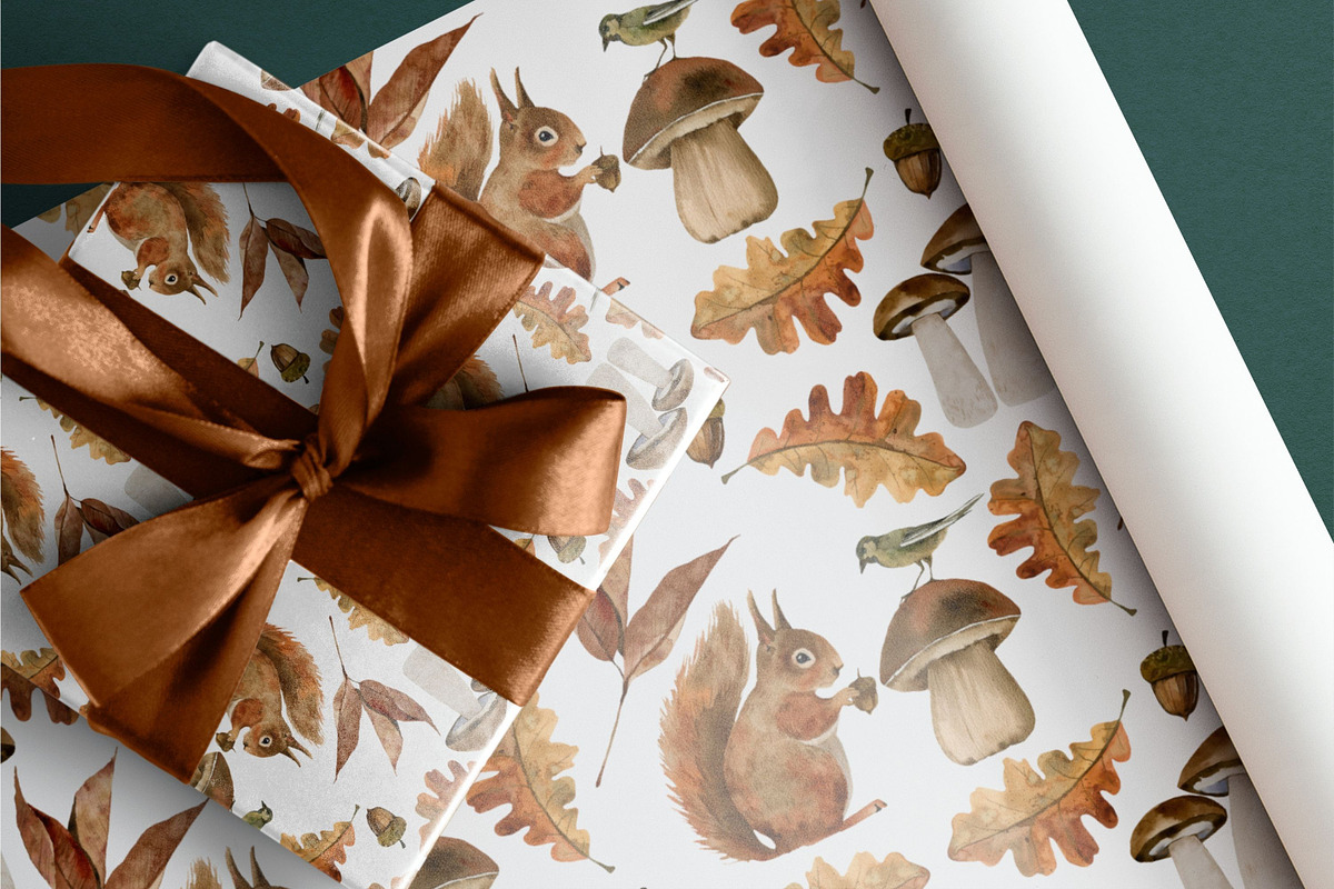 Autumn watercolor clipart pumpkins, an Animal Illustration by Artcard Watercolor (Photo 10 of 15)