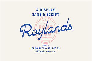 Roylands Font Duo