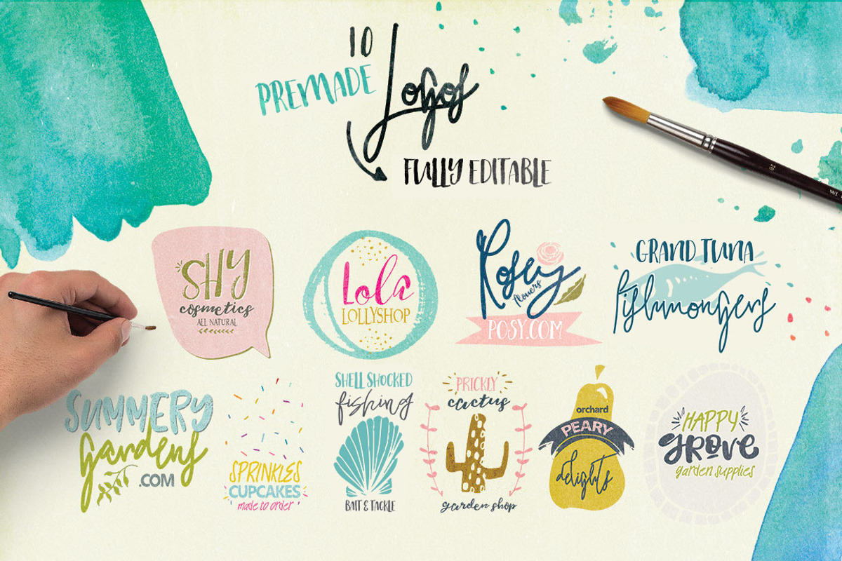 Font & Watercolor Bundle 93% OFF preview 8
