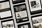 Real estate realtor website template, a Squarespace Template by Summer Nightingale Art (Thumbnail 3 of 10)