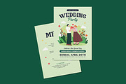 Dubbygreen Wedding Invitation, an Invitation Template by iDoodle Studio (Thumbnail 4 of 4)