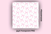 Watercolor Pink Bow Seamless Pattern, an Illustration by Stellalunarts (Thumbnail 3 of 4)