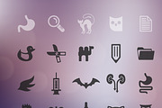 80 VETERINARY icons, a Templates & Theme by Palau (Thumbnail 3 of 4)