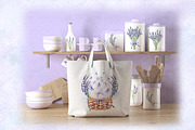 Lavender Provence watercolor clipart, a Decorative Illustration by susie-p-art (Thumbnail 5 of 15)