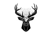 Artistic Geometric Deer Head Bundle, an Illustration by yasushie (Thumbnail 28 of 31)
