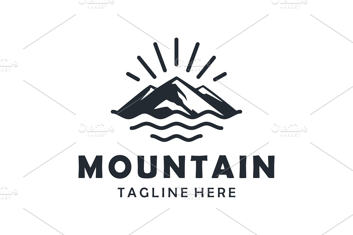 Mountain Adventure Emblem Logo, a Branding & Logo Template by jundio studio