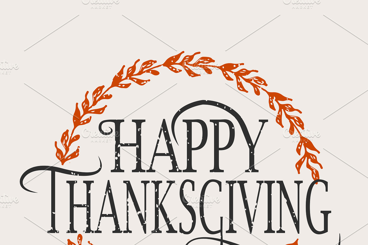 Happy Thanksgiving Card Template, a Card Template by Svetlana Kurako (Photo 2 of 2)