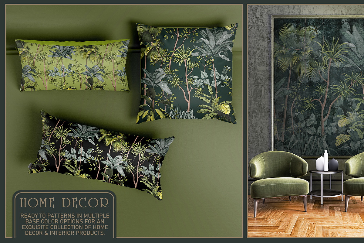 Fresco collection Tropical mural, a Wallpaper Graphic by Natalia0307 (Photo 14 of 19)