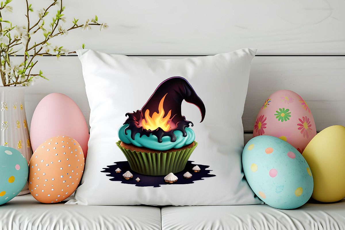 Creepy Halloween Cupcake Clipart PNG, an Arts & Entertainment Photo by Wow Magic (Photo 4 of 4)