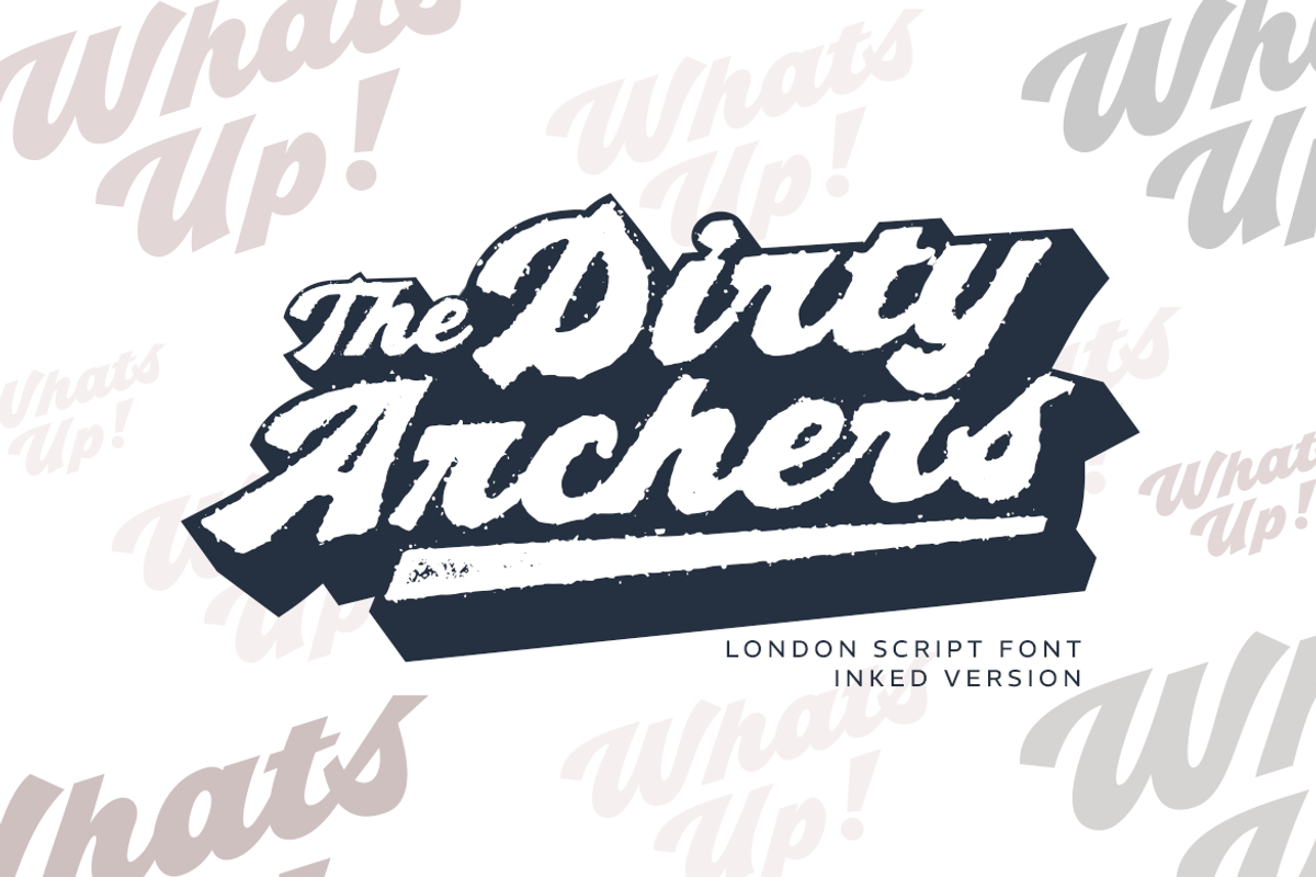 London Script || Retro Bold Font, a Script Font by Rochart (Photo 8 of 12)