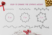 60 Hand Drawn Romantic Pattern Brush, a Brush Add-On by Mallinka (Thumbnail 4 of 12)