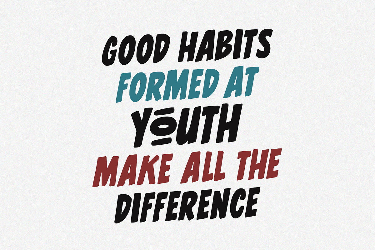 Emato Canbia Bold Playful Hand Drawn, a Handwritten Font by Maulana Creative (Photo 7 of 7)