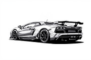 Fast Car Bundle, an Illustration by balal (Thumbnail 5 of 9)