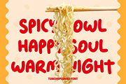 TunchoPlonko Bold Handwriting Font, a Font by PutraCetol Studio (Thumbnail 4 of 5)