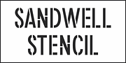 Sandwell Stencil JNL, a Sans Serif Font by Jeff Levine Fonts (Thumbnail 2 of 5)