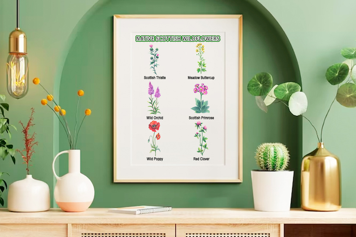 Scottish Wildflowers, an Object Illustration by FITALARTSNEDIGI (Photo 5 of 7)