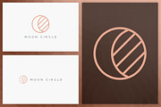 20 Circle geometric logos - outline, a Branding & Logo Template by VP Fonts (Thumbnail 12 of 21)