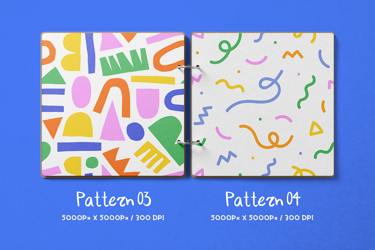 Colorful Pattern Set, a Pattern Graphic by Dedraw Studio (Photo 3 of 14)