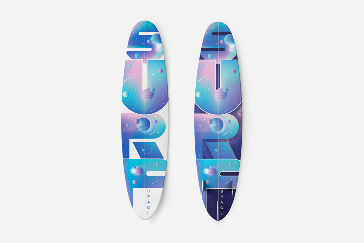 Colourful Space - Vector Typography preview 4