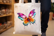 Watercolor Spring Butterfly Clipart, an Illustration by Designworld (Thumbnail 6 of 7)