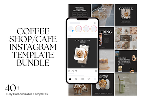 Coffee Shop/Cafe Instagram Templates