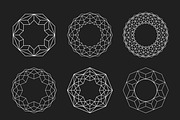 Circle shapes. Geometric Mandalas., a Pattern Graphic by MalinaShop (Thumbnail 1 of 2)