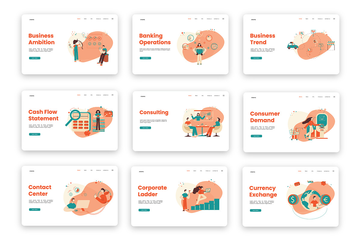 Business Illustration Pack, a Templates & Theme by Artemis-products (Photo 7 of 7)
